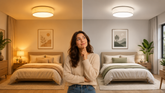 Deckenleuchte im Schlafzimmer: Warmweiß oder Neutralweiß wählen?