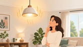 Warum wird eine Lampe warm? Ist das normal?