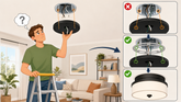 Was tun, wenn die Befestigungslöcher der Lampe nicht zur alten Anschlussdose passen?