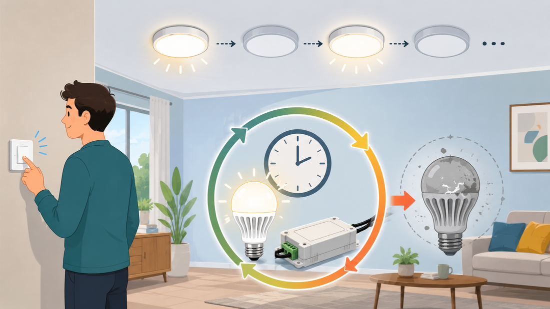 Allumer et éteindre souvent une lampe réduit-il sa durée de vie ?
