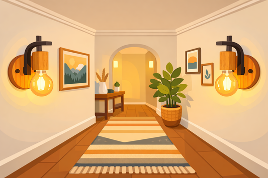 Guide d’installation des appliques murales pour couloir : hauteur, espacement et lumière idéale