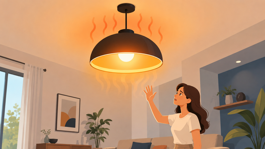 Luminaire qui chauffe beaucoup : est-ce normal et quand faut-il s’inquiéter ?