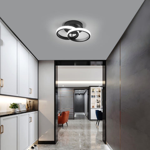 LED-Deckenleuchte, LED-Deckenleuchter, Beleuchtungskörper, 19 W, moderne, schicke Acryl-Deckenleuchte, Beleuchtung für Küche, Wohnzimmer, Schlafzimmer, 6500 K, Kaltweiß