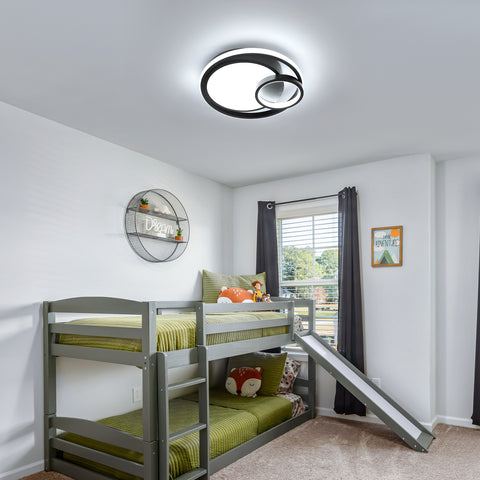 Moderne LED-Deckenleuchte mit 36 ​​W, 80 % Energieeinsparung, flimmerfrei, elegantes Design mit durchscheinendem Acryl-Lampenschirm, ideal für Wohnzimmer und Badezimmer