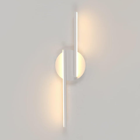 LED-Wandleuchte für den Innenbereich, moderne Wandleuchte, Aluminium-Wandleuchte für Wohnzimmer, Flur, Badezimmer, Treppe, Nachtlicht (weiß), 3000 K warmes Licht