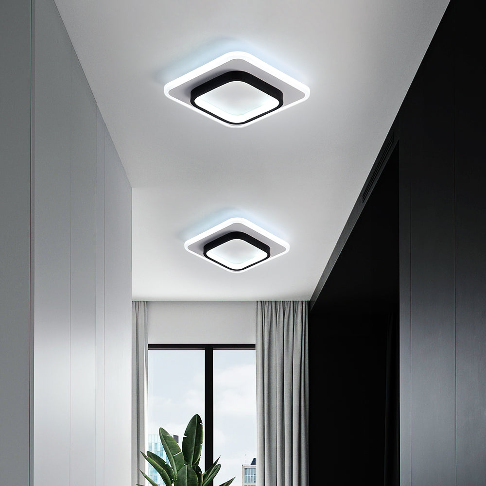 Plafonnier LED, Lampe de plafond nordique 20W pour Couloirs Salon