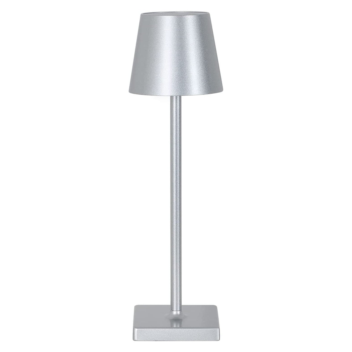 Lampe de Table 48 LED Argent Aluminium Moderne Minimaliste Lampe de Bureau