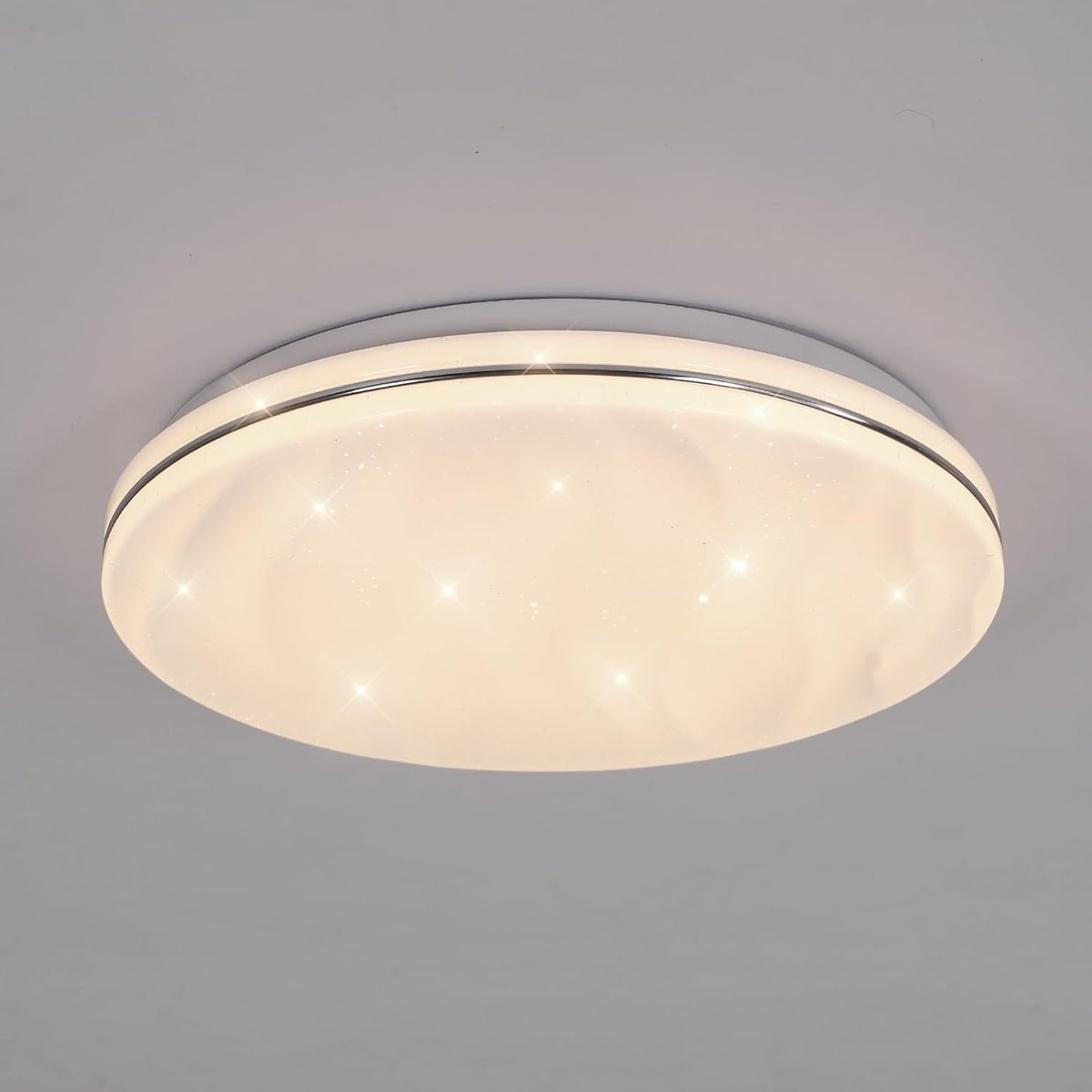 Sternenhimmel-LED-Deckenleuchte, 24 W Deckenlampe für Kinderzimmer, Neutralweiß 4000 K, LED-Kronleuchter, moderne runde Deckenleuchte für Küche, Flur, Schlafzimmer, Badezimmer