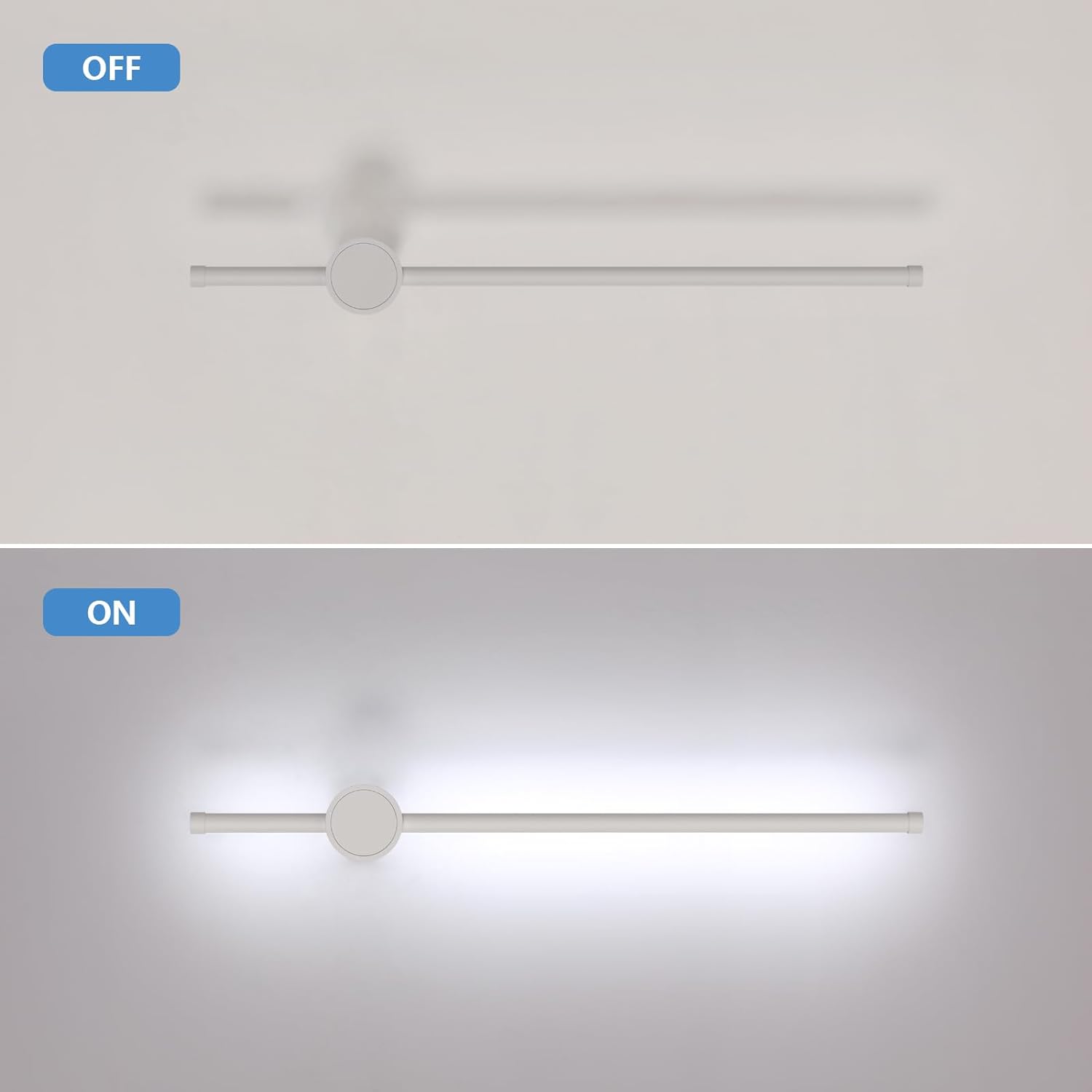 Diagramme de l'effet d'éclairage mural