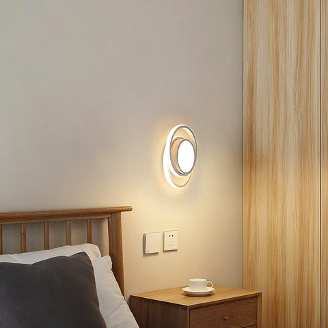 2 Stück LED-Deckenleuchte, 32 W, modernes Design, warmweiß 3000 K, runde Deckenleuchte für Wohnzimmer, Schlafzimmer, Esszimmer, Büro, weiß, 28 cm 