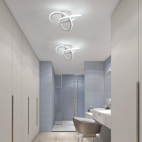 Plafonnier LED Moderne, 22W Lampe de Plafond, Plafonnier LED 