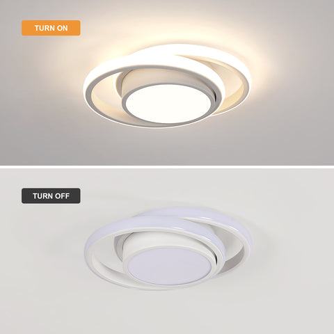 LED-Deckenleuchte, runde Deckenleuchte 32 W, moderne Deckenleuchte für Flur, Schlafzimmer, Küche, Wohnzimmer, Kaltweiß 4000 K