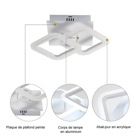 Détails du plafonnier