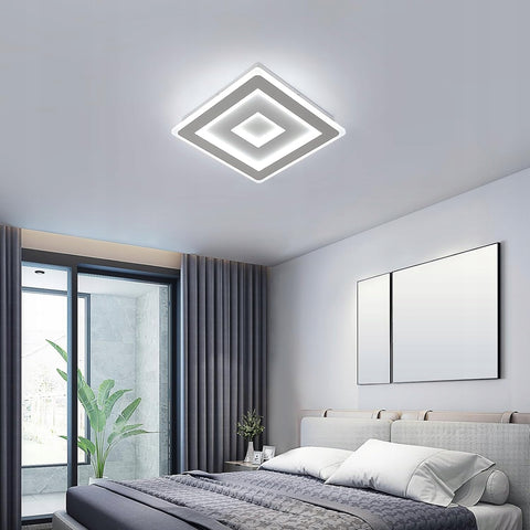 Ultradünne LED-Deckenleuchte, weiß, 42 W, 6500 K kaltweißes Licht, Acryl, 30 x 5 cm