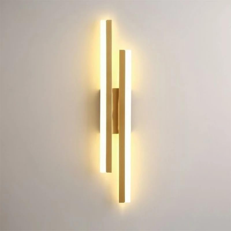 16W Moderne Goldene LED Wandleuchte 3 Lichtfarben 1800LM