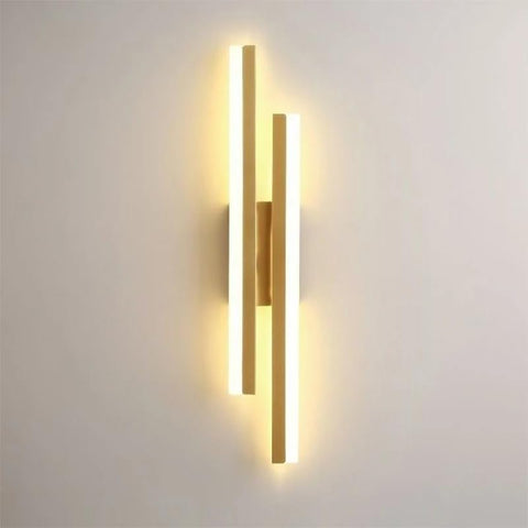 16W Moderne Goldene LED Wandleuchte 3 Lichtfarben 1800LM