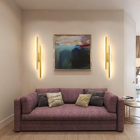 16W Moderne Goldene LED Wandleuchte 3 Lichtfarben 1800LM
