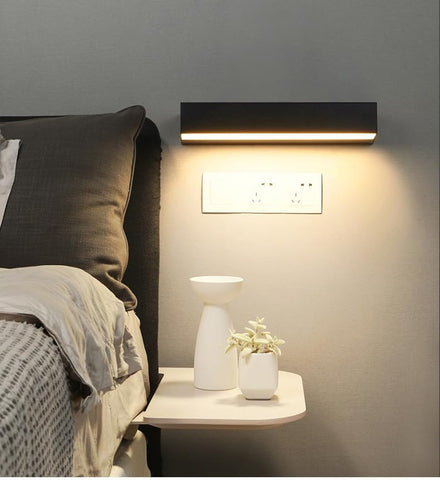 Moderne LED Außenwandleuchte 16W Schwarz IP65 3000K