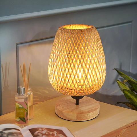 Natürliche Bambuslampe – Zen Licht