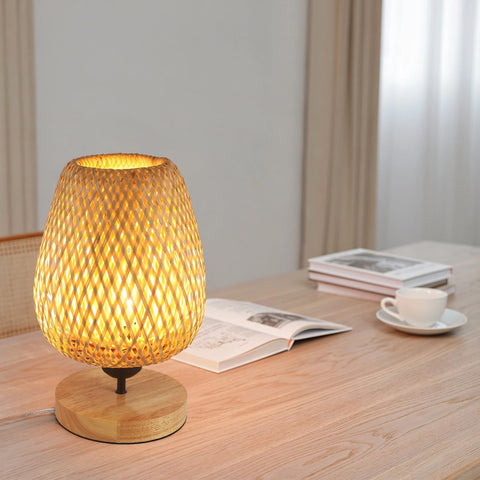 Natürliche Bambuslampe – Zen Licht