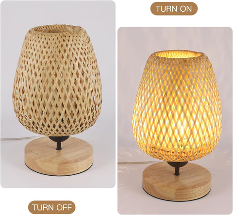 Natürliche Bambuslampe – Zen Licht