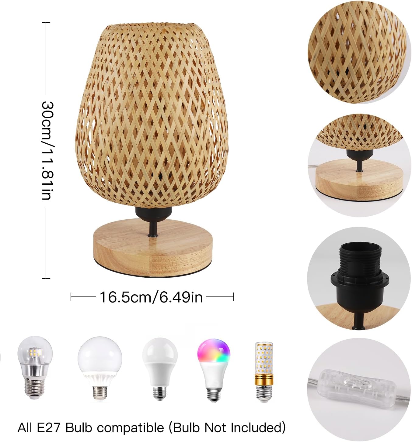 Natürliche Bambuslampe – Zen Licht