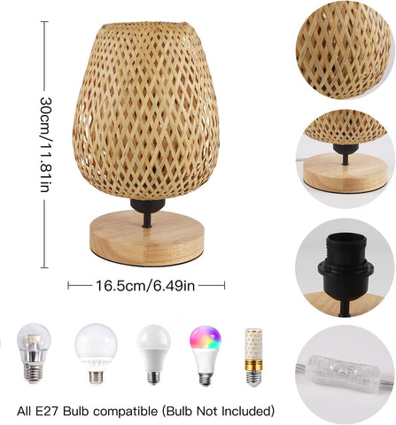 Natürliche Bambuslampe – Zen Licht
