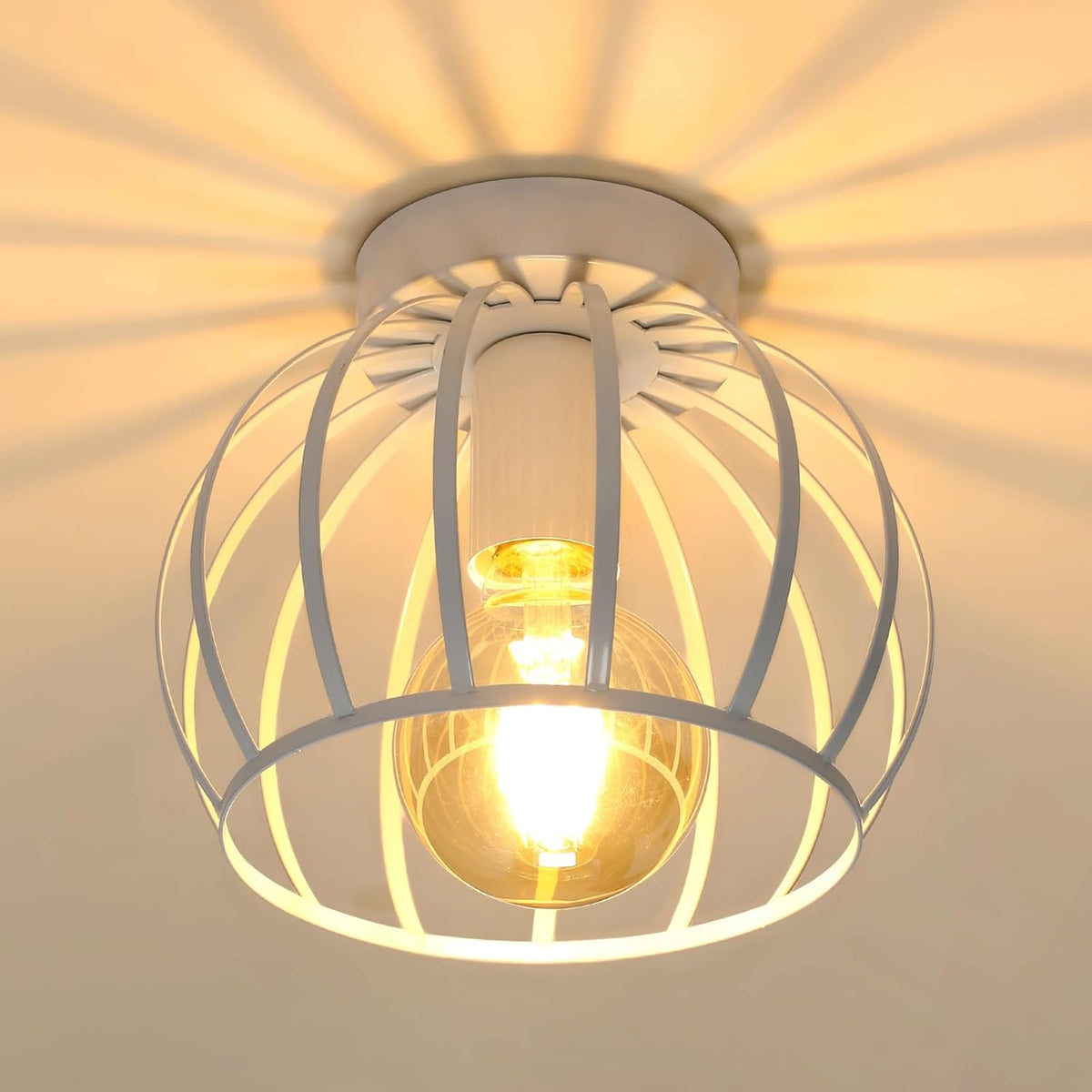 Vintage Industrielle Deckenleuchte