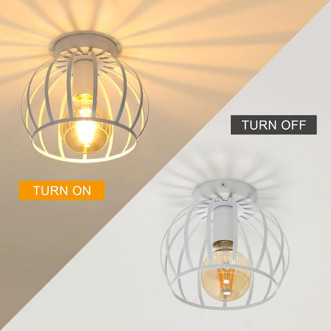 Vintage Industrielle Deckenleuchte