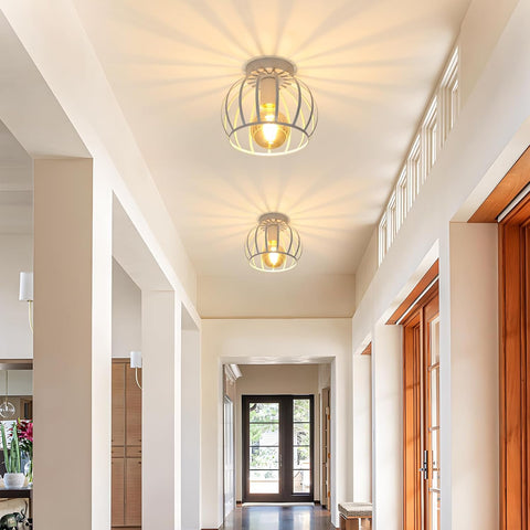 Vintage Industrielle Deckenleuchte