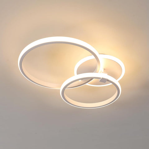 Moderne LED-Deckenleuchte 42W Rund Warmweiß
