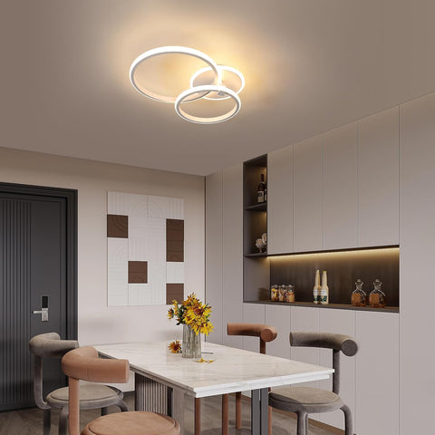 Moderne LED-Deckenleuchte 42W Rund Warmweiß
