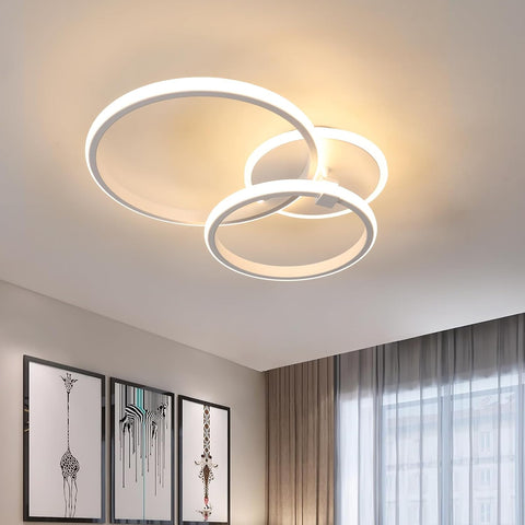 Moderne LED-Deckenleuchte 42W Rund Warmweiß