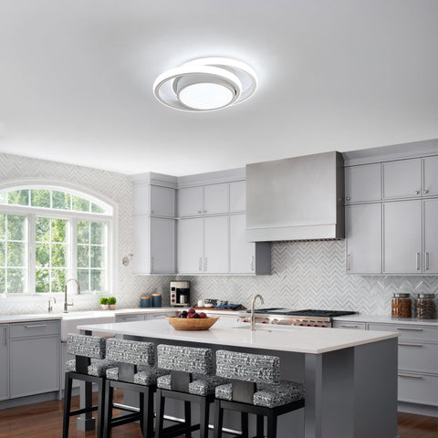 Moderner Runder LED-Deckenleuchte 32W 6500K