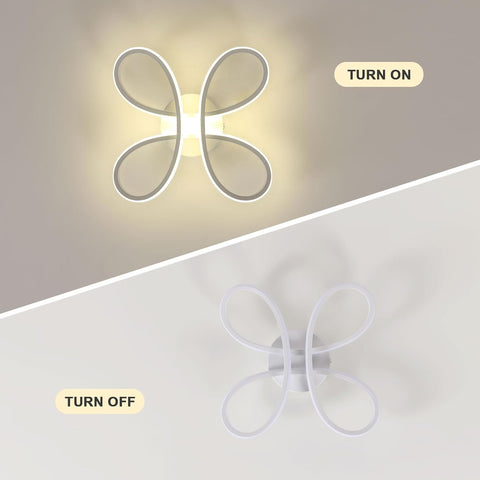 Moderne LED-Deckenleuchte 30W im Blumen-Design