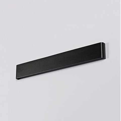 Moderne LED-Wandleuchte aus Aluminiummetall Schwarz, 91 cm, Beleuchtung, weißes Licht, 30 W, für Wohnzimmer