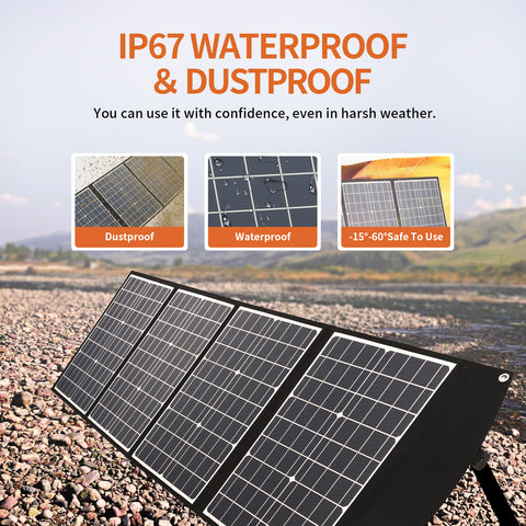 120 W faltbares Solarpanel monokristalline tragbare Solarmodule PD 45 W USB wasserdichtes Ladegerät QC3.0 DC Outdoor-Solargenerator für Camping und Garten