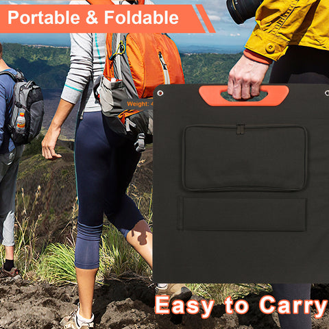 Tragbares Solarpanel für Kraftwerk, 20 V, faltbares Solarladegerät für Outdoor-Camping-Van-Reisen