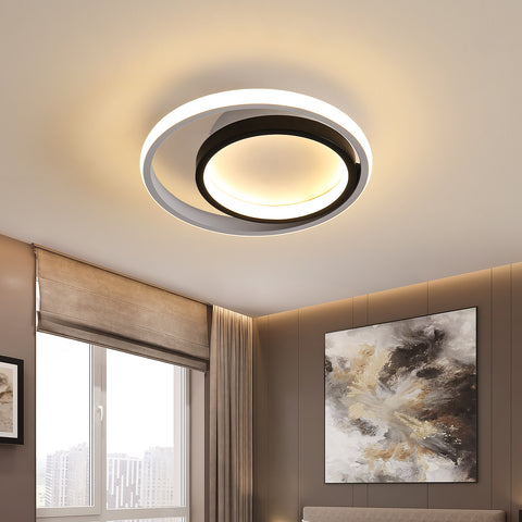 LED-Deckenleuchte 28 W 3300 lm, moderne runde Deckenleuchte, Deckenleuchte, für Küche, Wohnzimmer, Schlafzimmer, Esszimmer, 3000 K warmweißes Licht