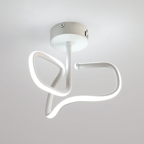 16W LED-Deckenleuchte, moderne kreative Metall-Acryl-Design-Deckenleuchte aus Aluminium, 6000K weiße Deckenleuchte, moderne LED-Deckenleuchte für Wohnzimmer, Schlafzimmer, Küche