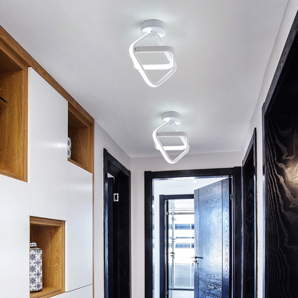 LED Plafonnier, Plafonnier LED Salon Moderne, Lumières de Couloir