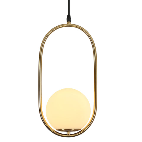 Minimalistischer Nachttisch-Kronleuchter, lineares Design, Metall-Kronleuchter, einzigartige Glaskugel, kleiner hängender Kronleuchter, langer Kronleuchter ohne Glühbirnen