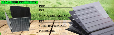 200-W-Solarpanel – monokristalline Leistung, DC 20 V/10 A oder 39 V/5,12 A Ausgang, 3-lagig