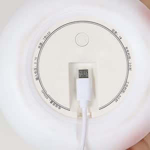 Nachtlicht für Kinder, 7 Farben, LED-Licht, wiederaufladbar, LED-Nachtlicht für Kinder mit USB, Soft-Touch-Silikon-Nachtlicht, tragbares süßes Nachtlicht für Babys, Jungen und Mädchen als Geschenk
