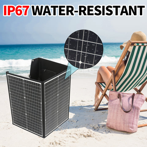 120 W tragbare, faltbare Solarmodule für Camping, Wandern, Tasche, Ladegerät