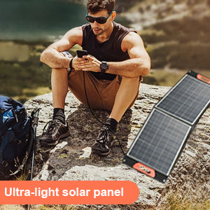Tragbares Solarpanel für Kraftwerk, 20 V, faltbares Solarladegerät für Outdoor-Camping-Van-Reisen