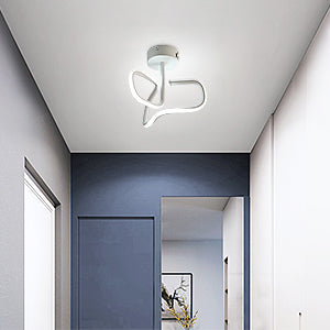16W LED-Deckenleuchte, moderne kreative Metall-Acryl-Design-Deckenleuchte aus Aluminium, 6000K weiße Deckenleuchte, moderne LED-Deckenleuchte für Wohnzimmer, Schlafzimmer, Küche