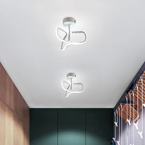 16W LED-Deckenleuchte, moderne kreative Metall-Acryl-Design-Deckenleuchte aus Aluminium, 6000K weiße Deckenleuchte, moderne LED-Deckenleuchte für Wohnzimmer, Schlafzimmer, Küche