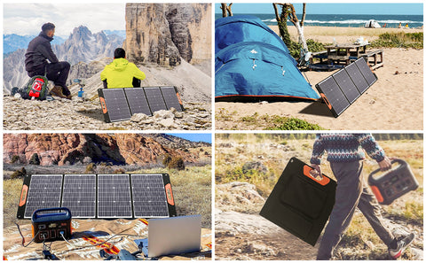 150 W 20 V leichte Solar-Falttasche, monokristallines Silizium, schwarz, für Camping, Anhänger, Auto, Ozean