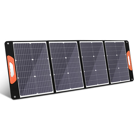 150 W 20 V leichte Solar-Falttasche, monokristallines Silizium, schwarz, für Camping, Anhänger, Auto, Ozean